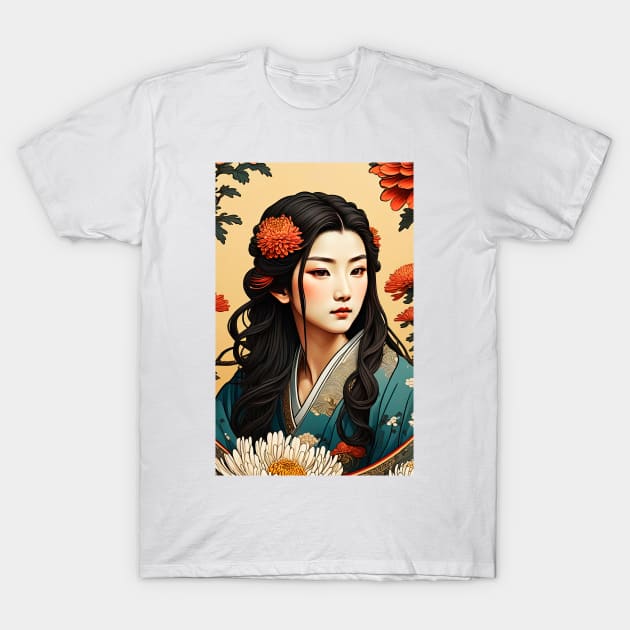 asian girl nature T-Shirt by paisdelasmaquinas